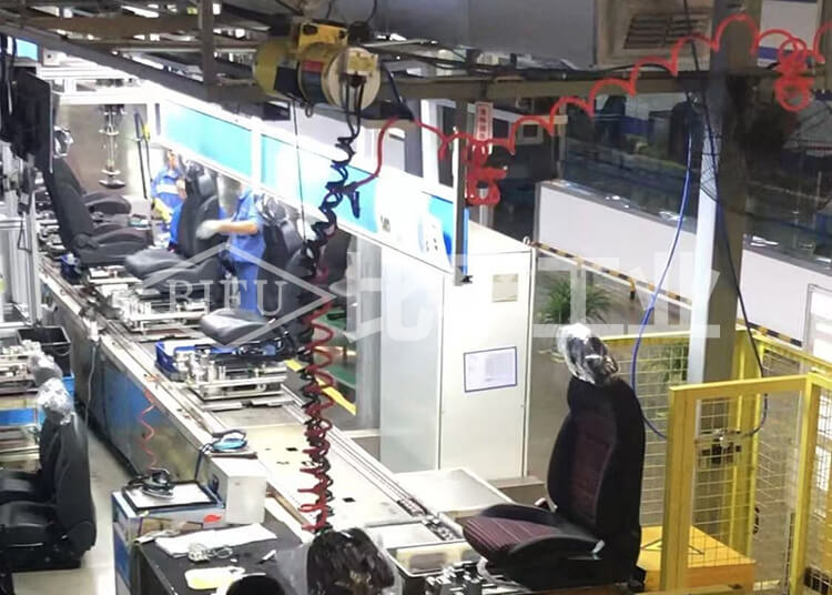 汽車座椅氣動平衡吊案例